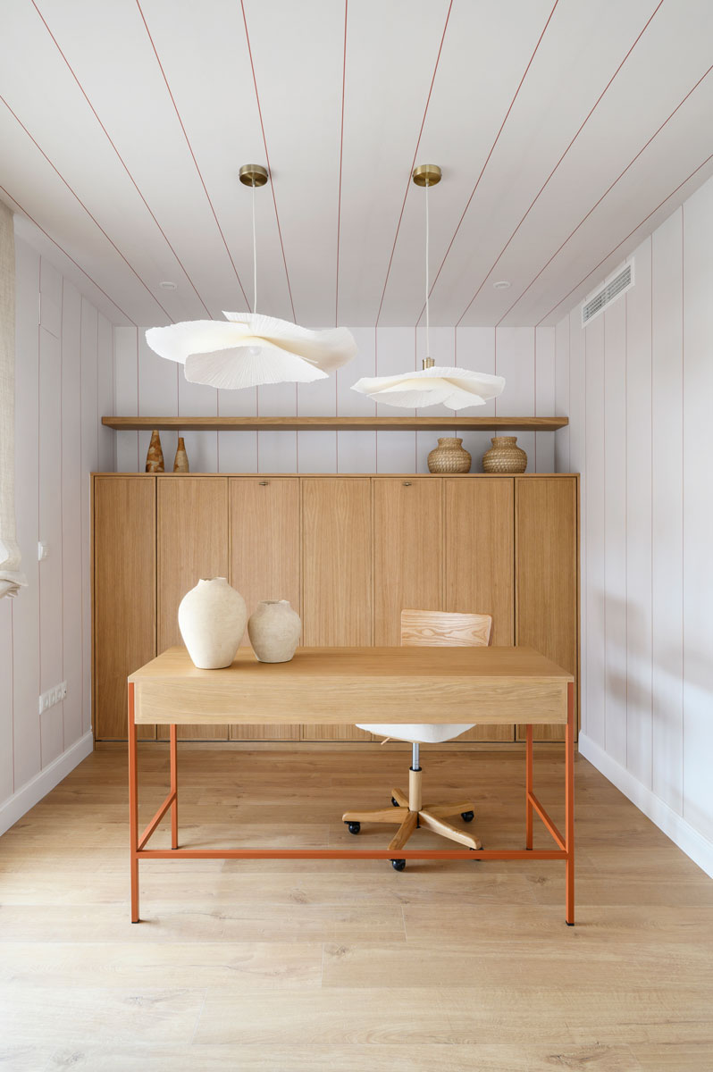 Los Pacos proyecto zona escritorio málaga belén sánchez interiors
